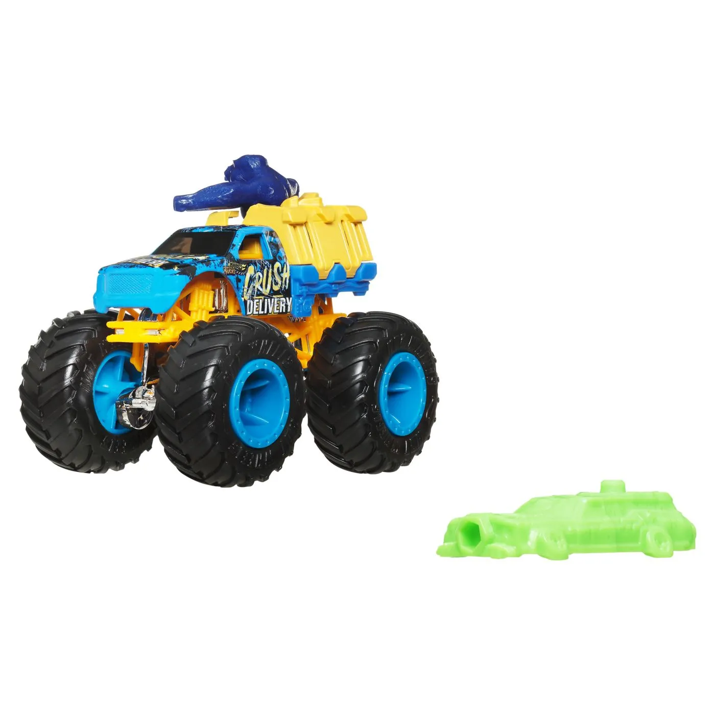 Hot wheels monster truck masinuta crush delivery scara 1:64, copii varsta 3 ani pana la 14 ani [2]