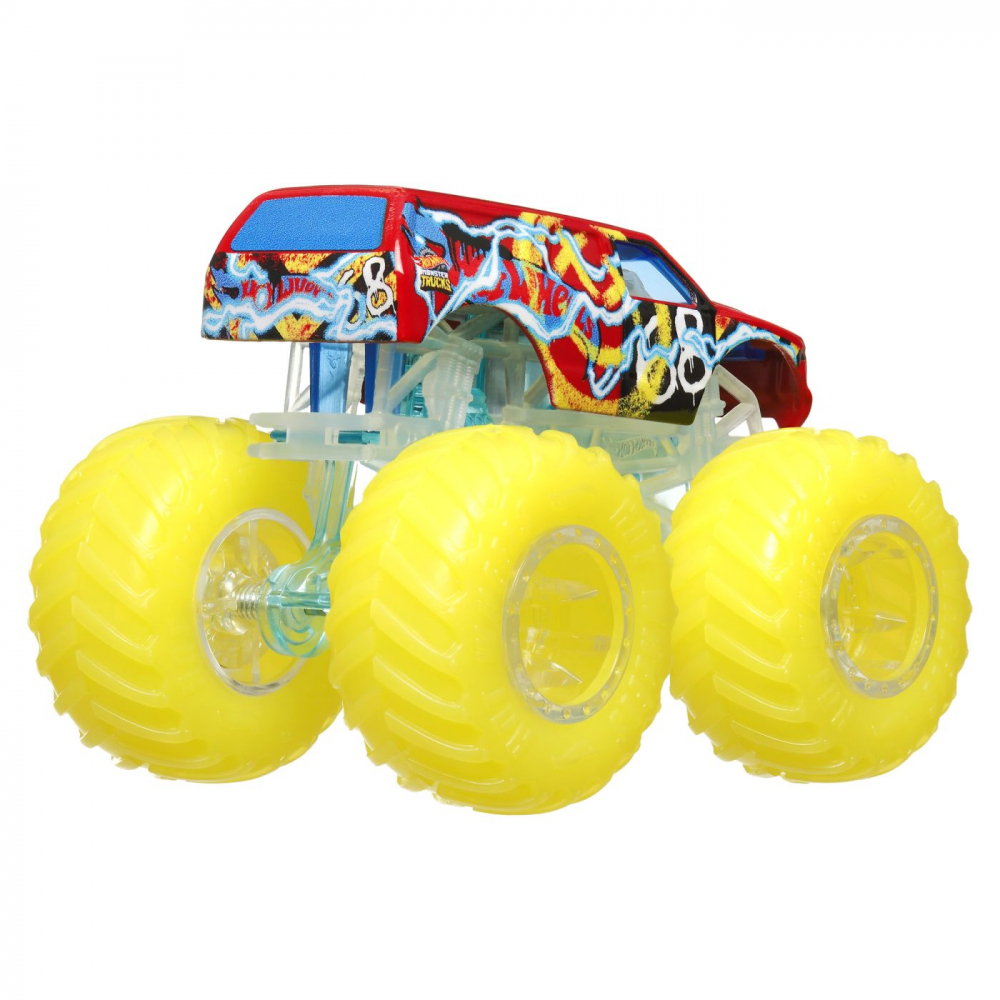 hot wheels monster truck masinuta demo derby scara 1:64, varsta de la 3 ani la 14 ani [4]