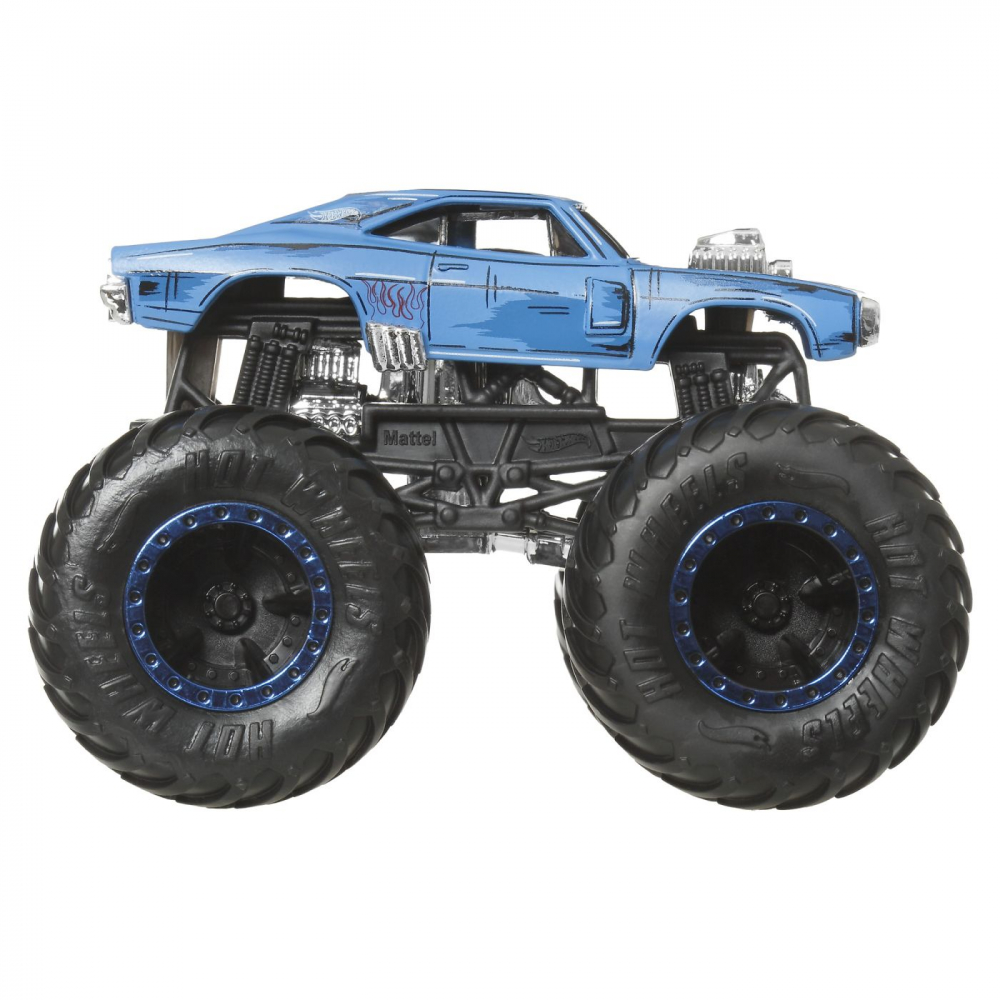 Hot wheels monster truck masinuta dodge charger rt scara 1:64, varsta de la 3 ani la 14 ani [5]