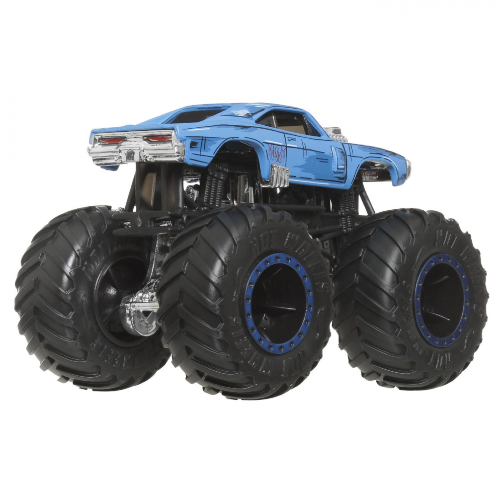 Hot wheels monster truck masinuta dodge charger rt scara 1:64, varsta de la 3 ani la 14 ani [4]
