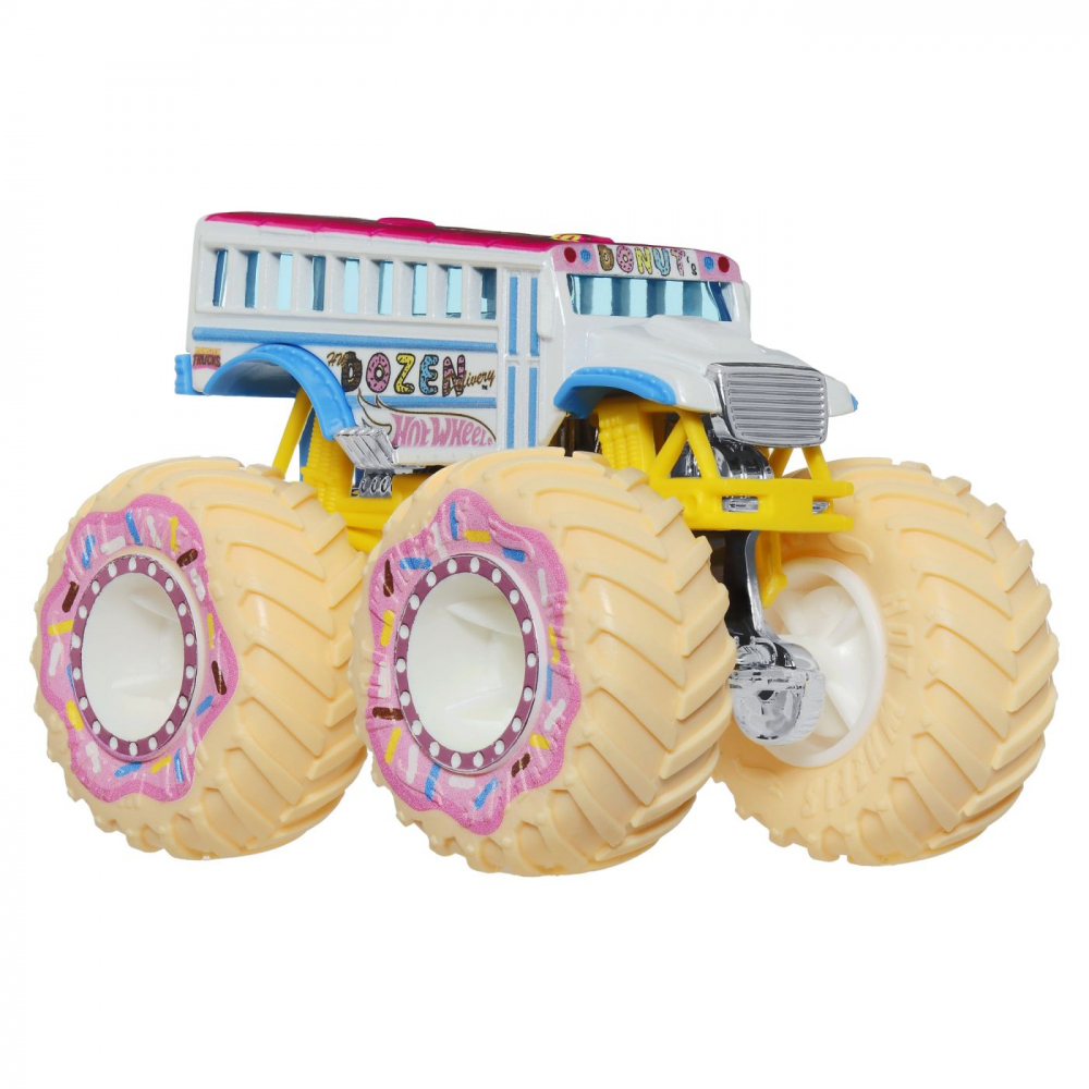 Hot wheels monster truck masinuta dozen delivery scara 1:64, varsta de la 3 ani la 14 ani [2]