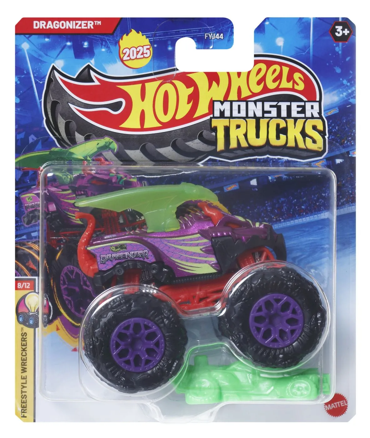 Hot wheels monster truck masinuta dragonizer scara 1:64, copii varsta 3 ani pana la 14 ani [1]