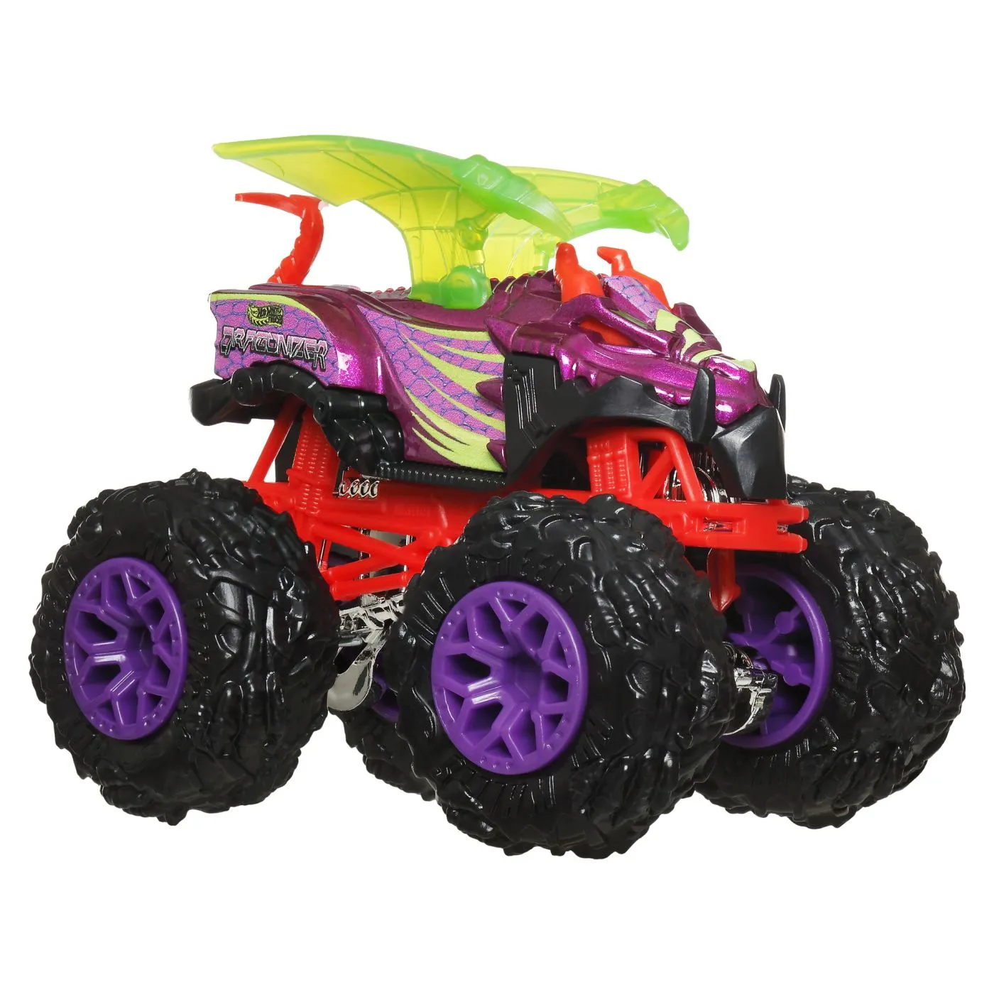 Hot wheels monster truck masinuta dragonizer scara 1:64, copii varsta 3 ani pana la 14 ani [5]