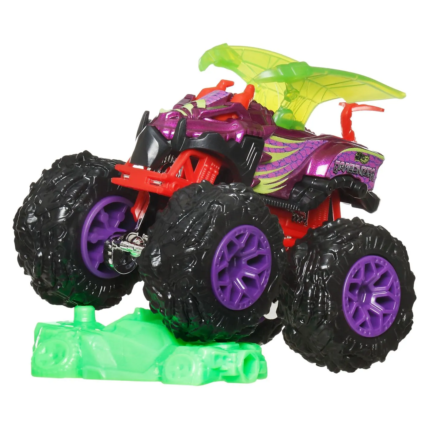 Hot wheels monster truck masinuta dragonizer scara 1:64, copii varsta 3 ani pana la 14 ani [7]