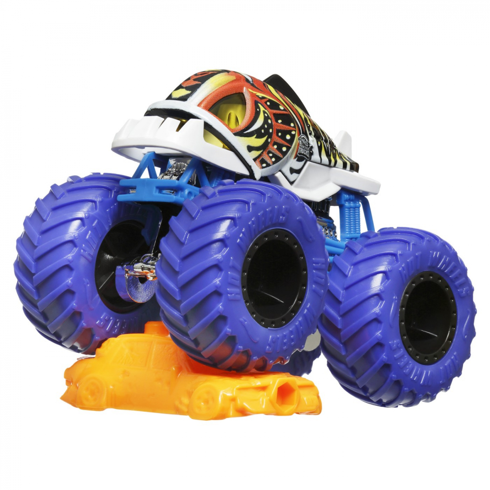 Hot wheels monster truck masinuta piran-ahhhh scara 1:64, varsta de la 3 ani la 14 ani [6]