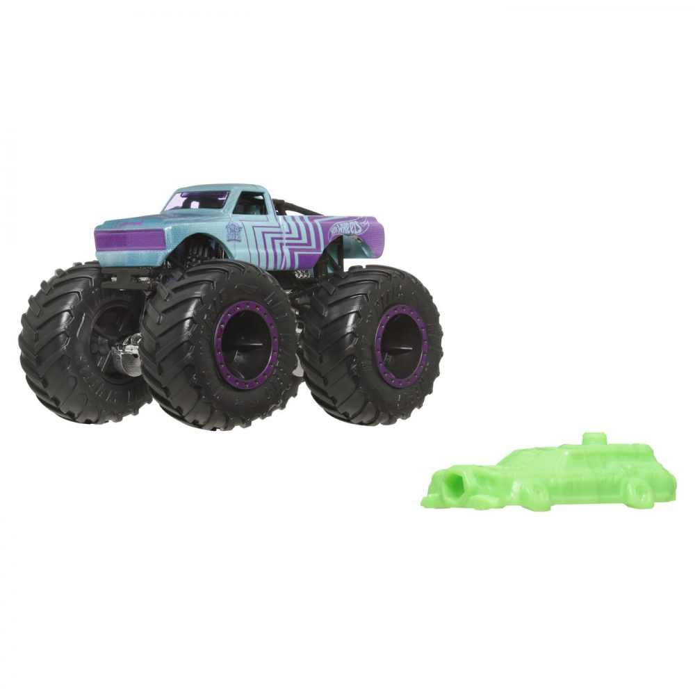 Hot wheels monster truck masinuta pure muscle scara 1:64, varsta de la 3 ani la 14 ani [5]