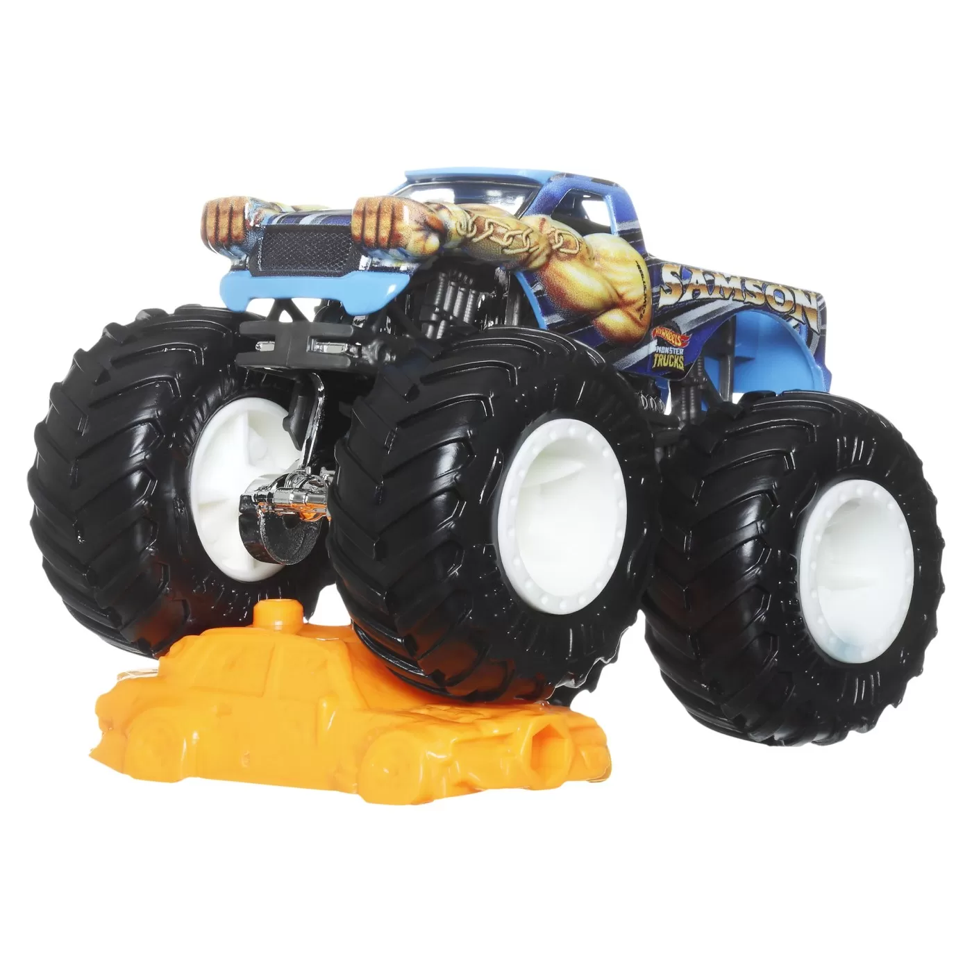 Hot wheels monster truck masinuta samson scara 1:64, varsta de la 3 ani la 14 ani [6]