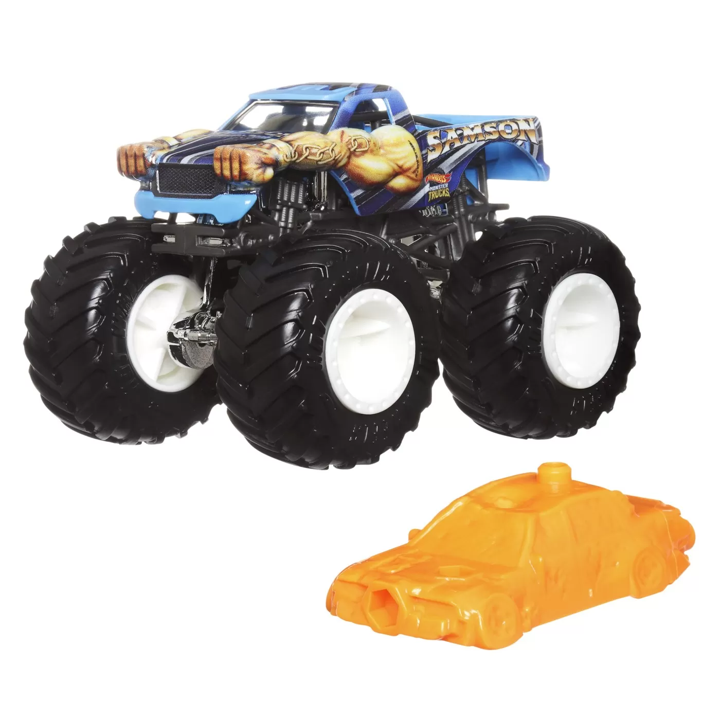 Hot wheels monster truck masinuta samson scara 1:64, varsta de la 3 ani la 14 ani [3]