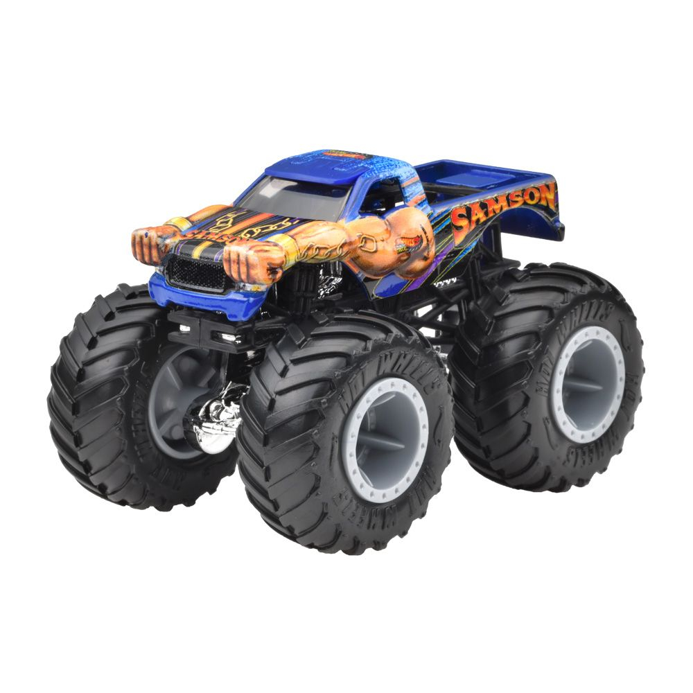 Hot wheels monster truck masinuta samson scara 1:64, varsta de la 3 ani la 14 ani [2]