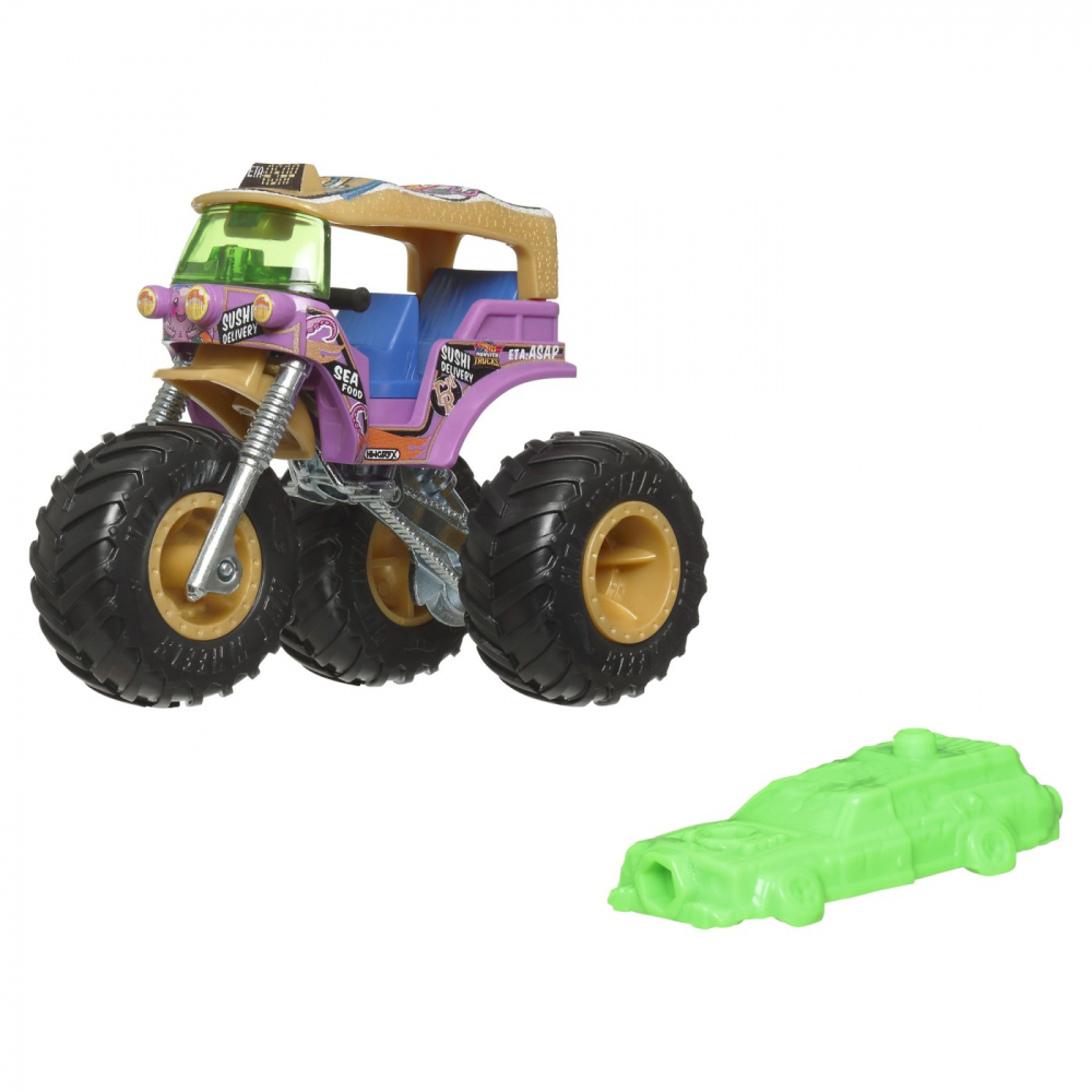 Hot wheels monster truck masinuta tuk nroll scara 1:64, varsta de la 3 ani la 14 ani [2]