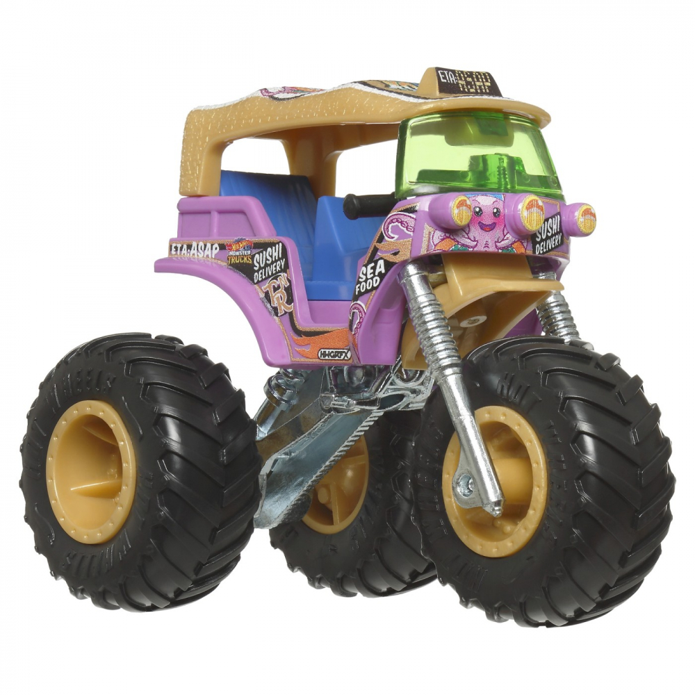Hot wheels monster truck masinuta tuk nroll scara 1:64, varsta de la 3 ani la 14 ani [4]