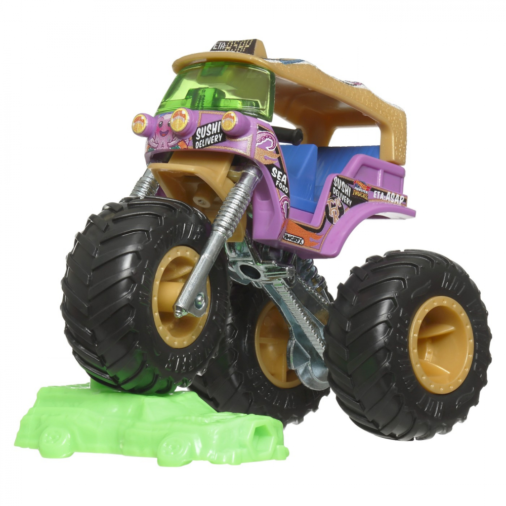Hot wheels monster truck masinuta tuk nroll scara 1:64, varsta de la 3 ani la 14 ani [5]