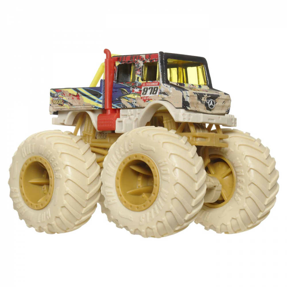 Hot wheels monster truck masinuta unimog scara 1:64, varsta de la 3 ani la 14 ani [2]
