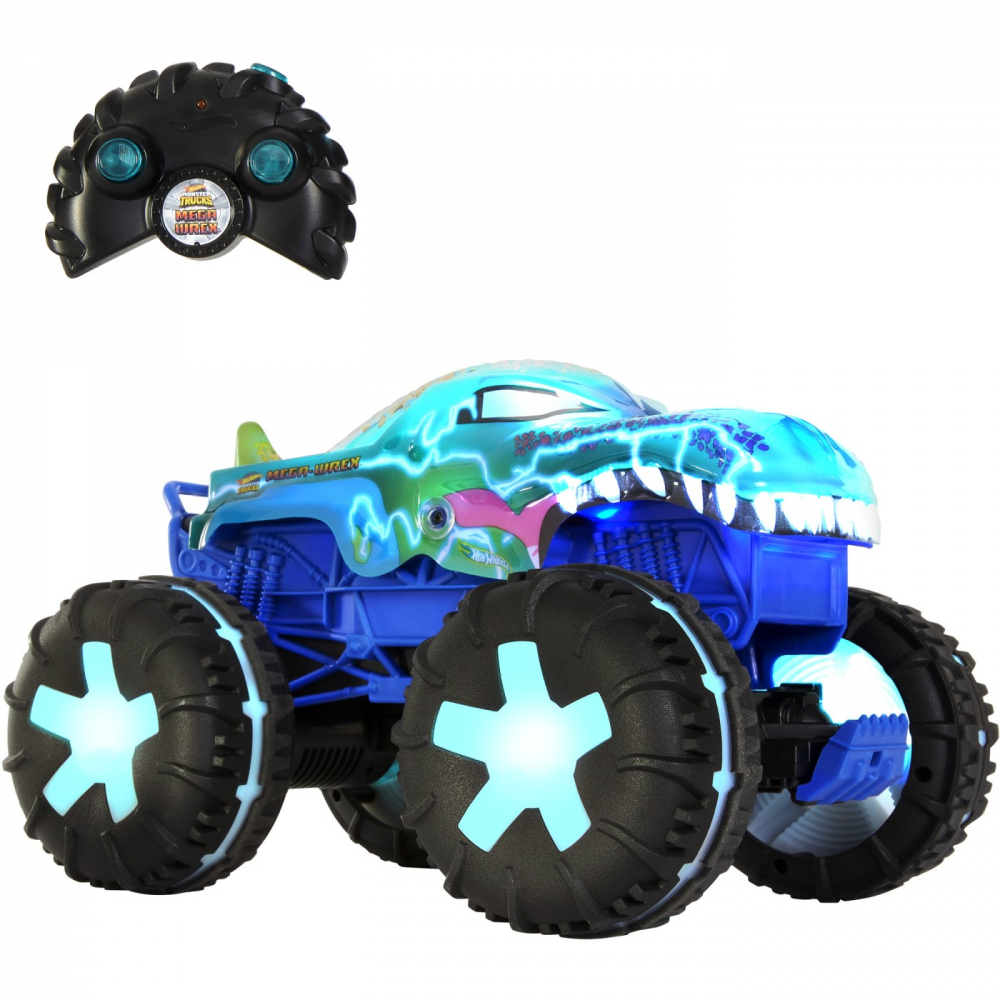 Hot wheels monster truck mega wrex alive rc scara 1 la15, varsta de la 5 ani la 10 ani [2]
