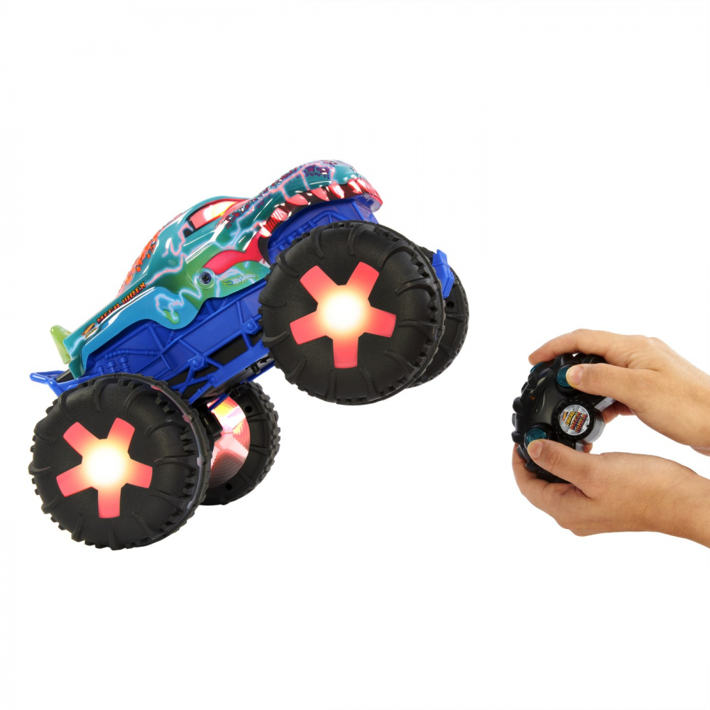 Hot wheels monster truck mega wrex alive rc scara 1 la15, varsta de la 5 ani la 10 ani [9]