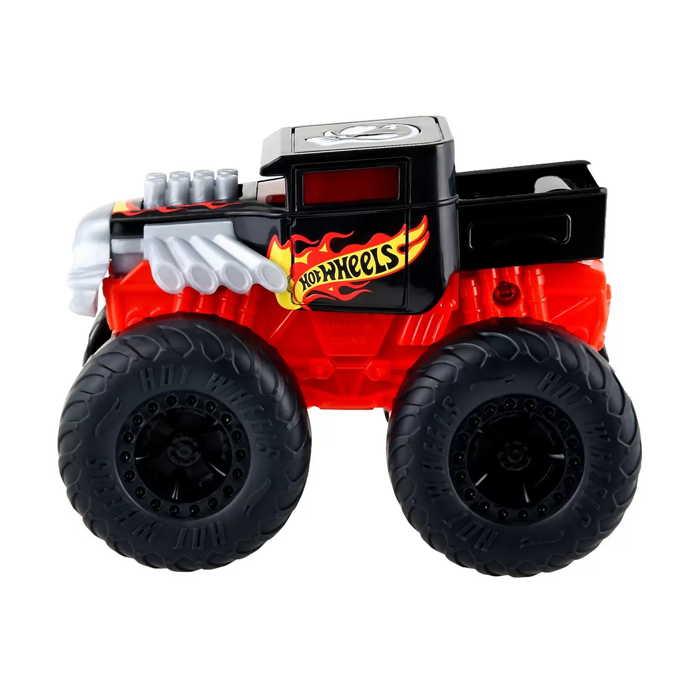 Hot wheels monster truck roarin wreckers bone shaker cu functii si sunete scara 1:43, varsta de la 3 ani la 10 ani [6]