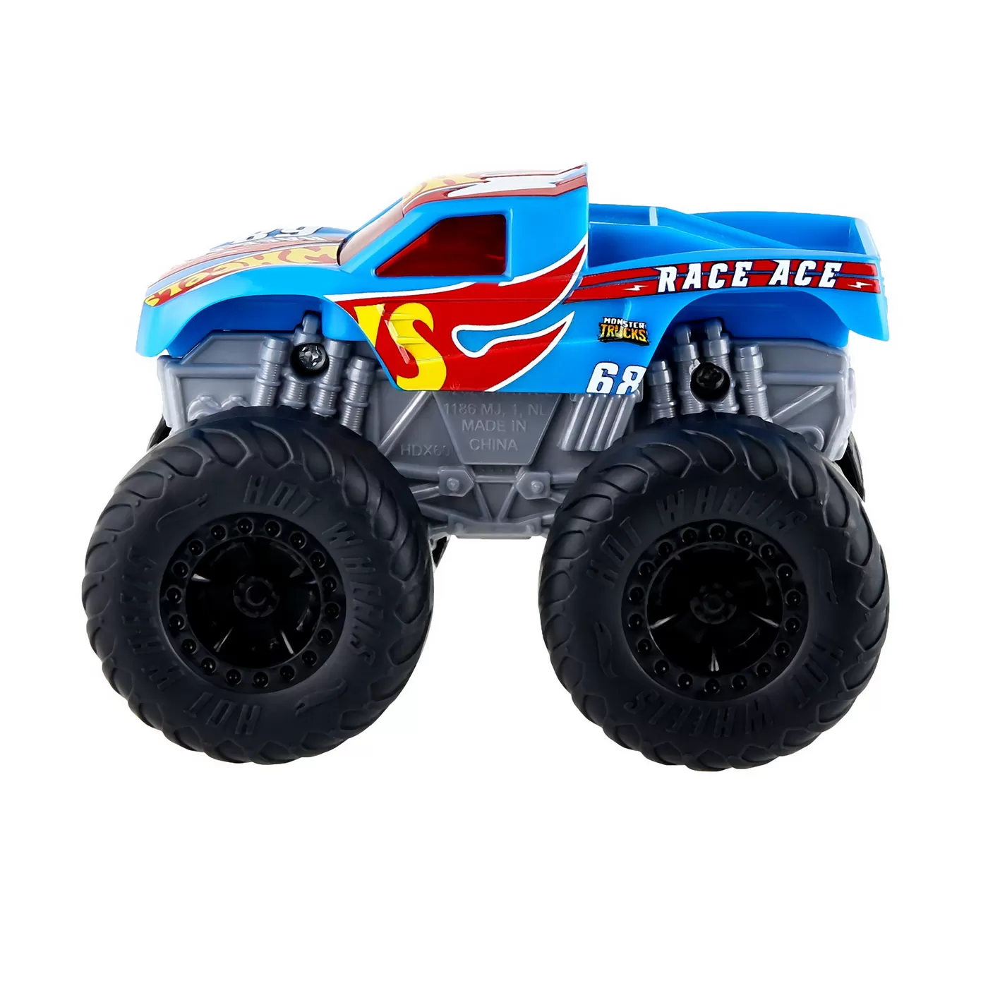 Hot wheels monster truck roarin wreckers race ace cu functii si sunete scara 1:43, varsta de la 3 ani la 10 ani [6]