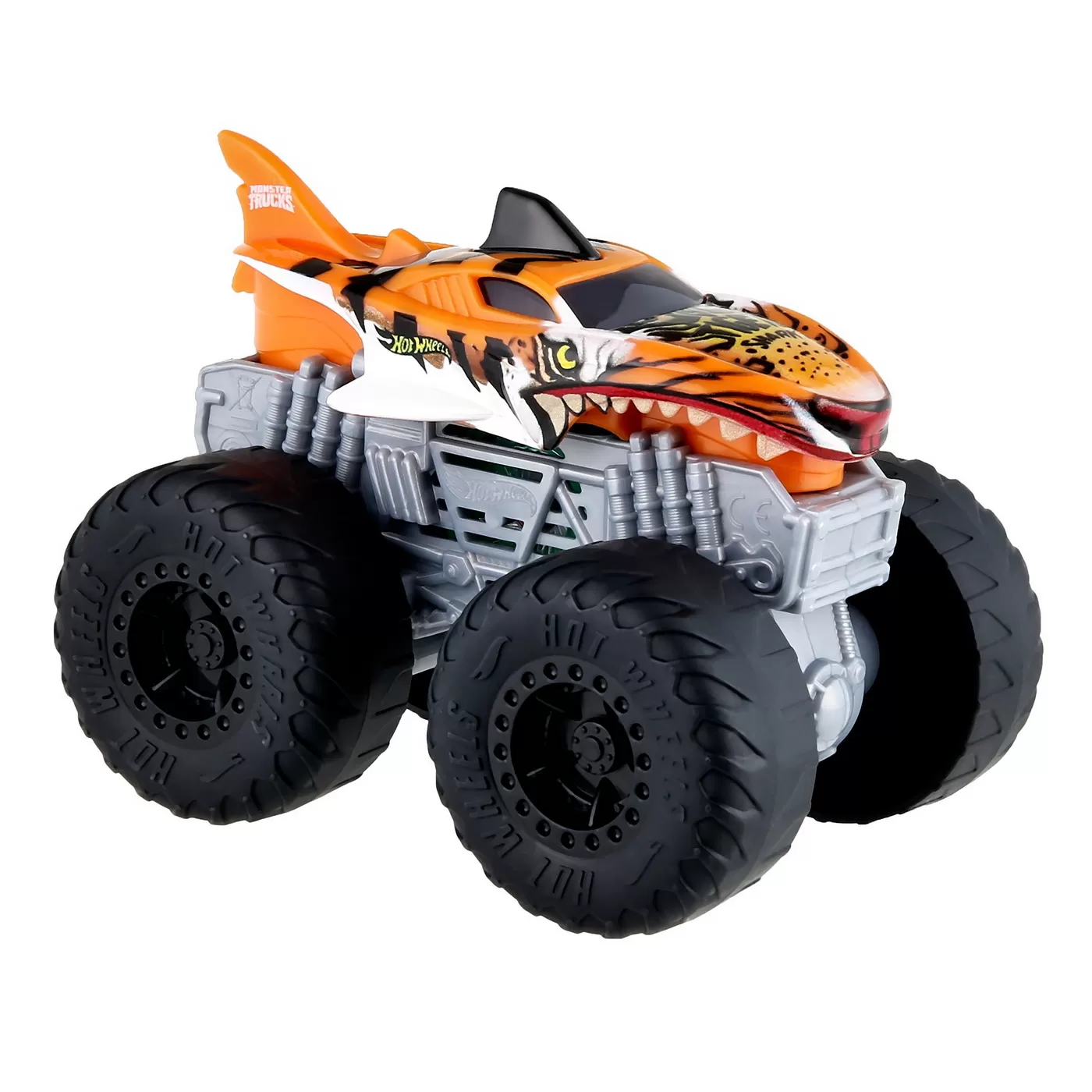 Hot wheels monster truck roarin wreckers tiger shark cu functii si sunete scara 1:43, varsta de la 3 ani la 10 ani [2]