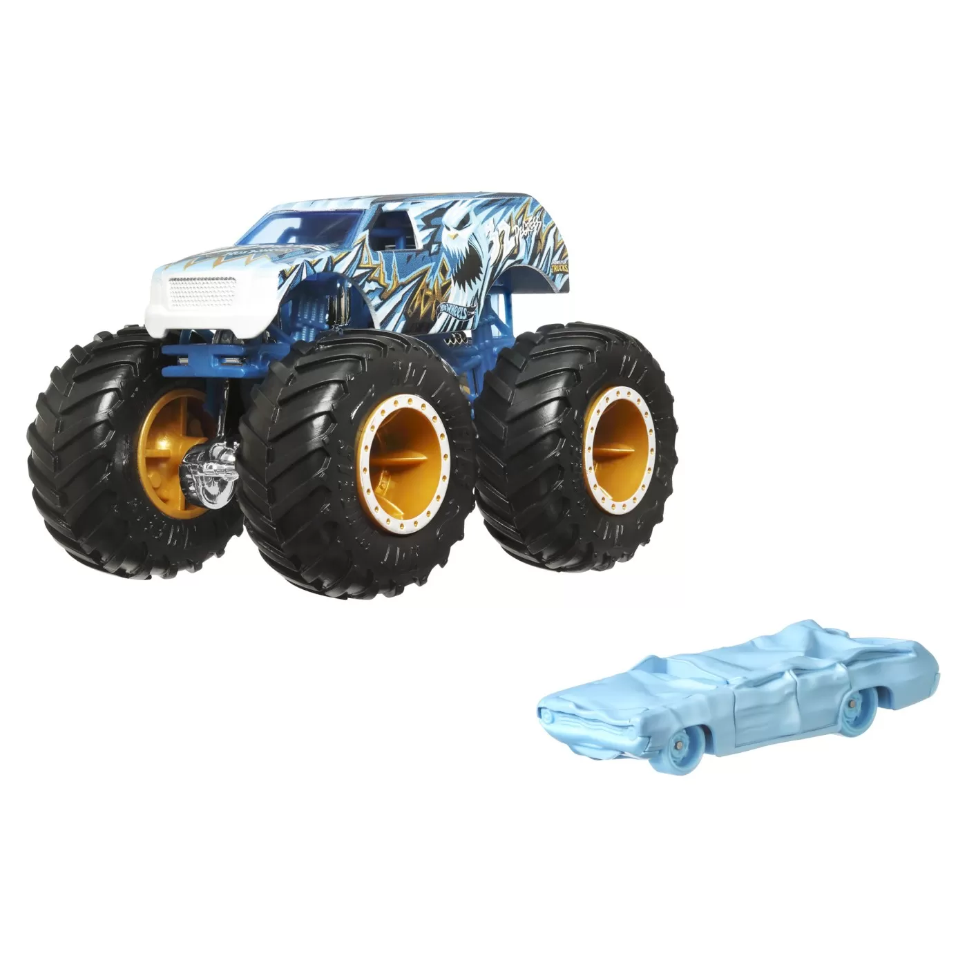 Hot wheels monster truck si masinuta metalica 32 degrees, varsta de la 3 ani la 12 ani [2]