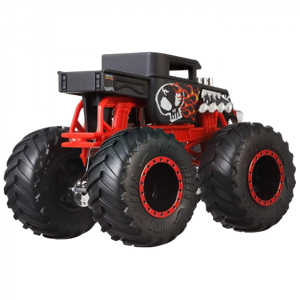 Hot wheels monster truck si masinuta metalica bone shaker, varsta de la 3 ani la 12 ani [3]