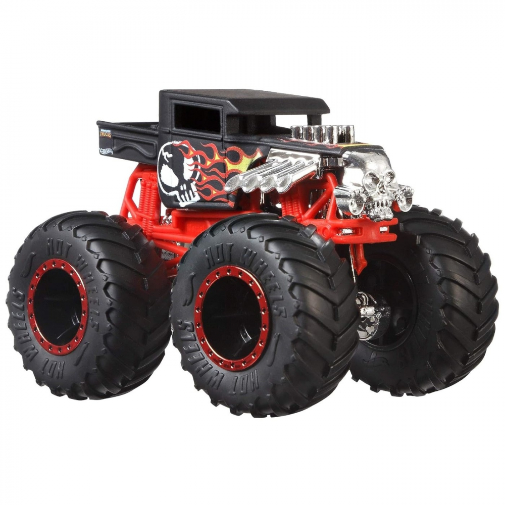 Hot wheels monster truck si masinuta metalica bone shaker, varsta de la 3 ani la 12 ani [4]