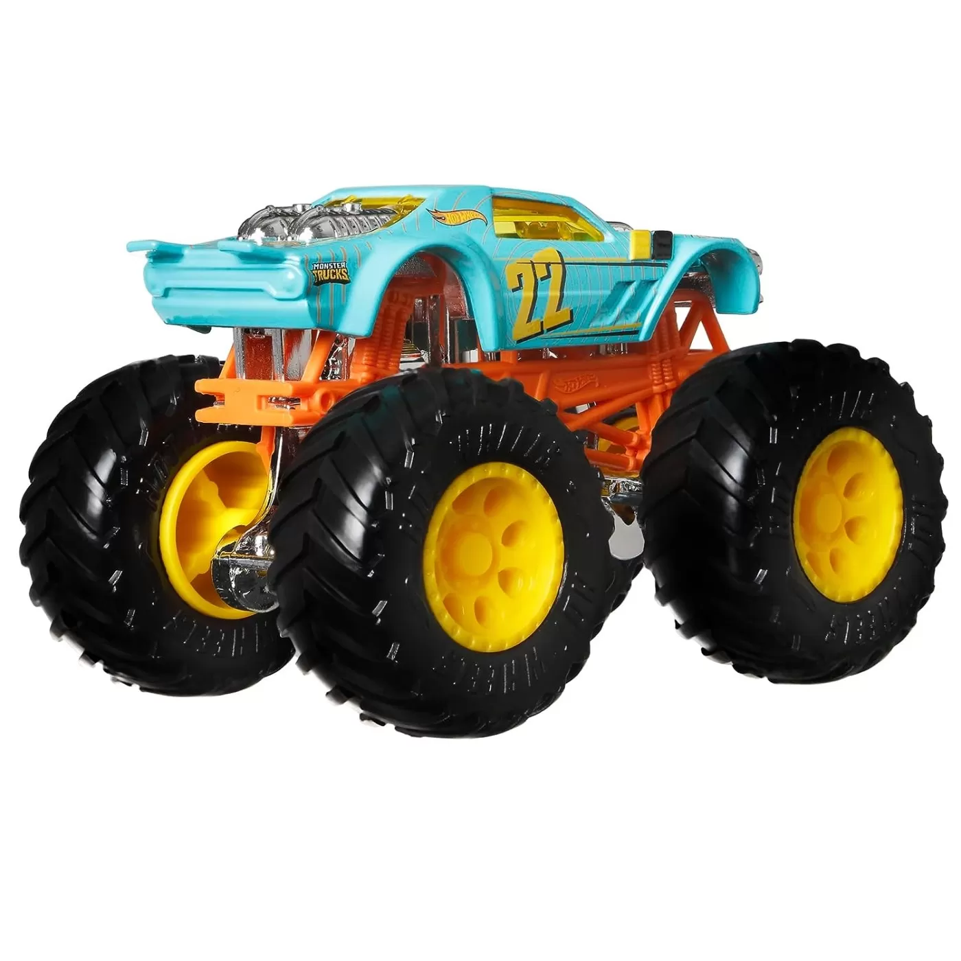 Hot wheels monster truck si masinuta metalica night shifter, varsta de la 3 ani la 12 ani [3]