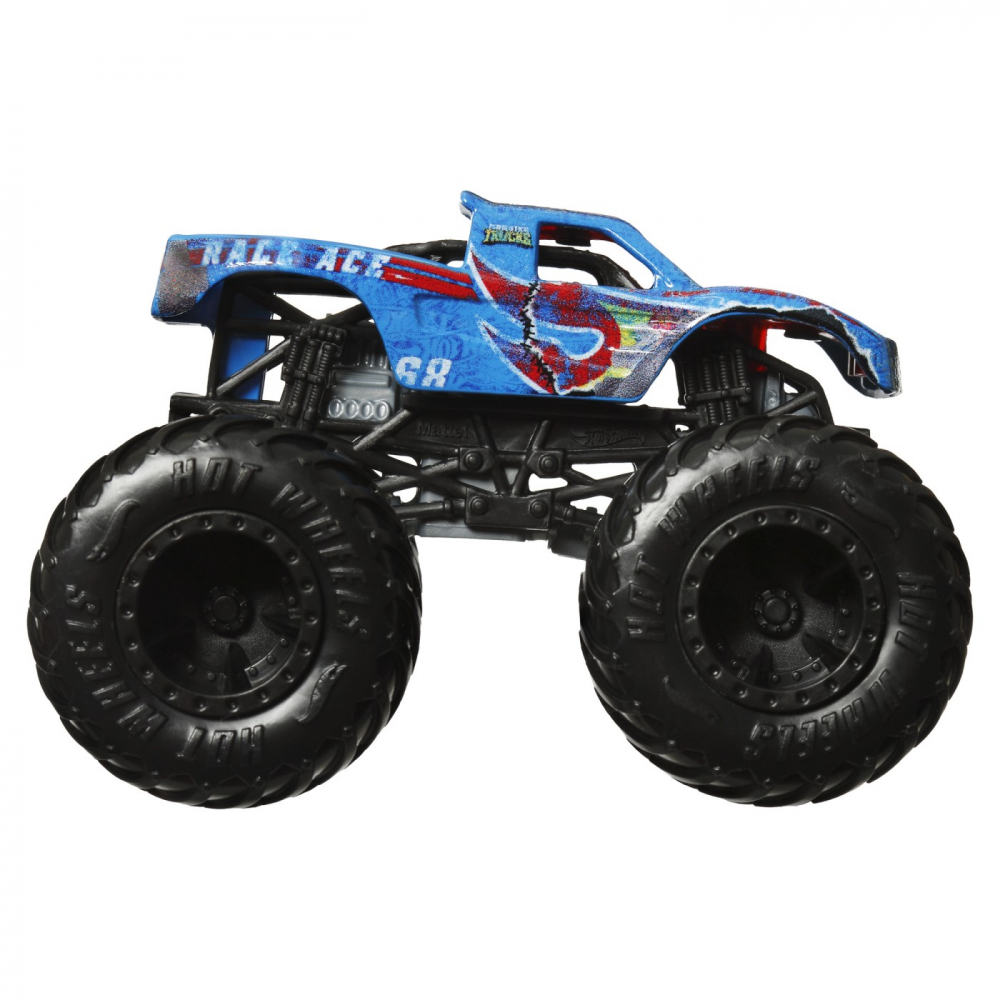 Hot wheels monster truck si masinuta metalica race ace, varsta de la 3 ani la 12 ani [5]