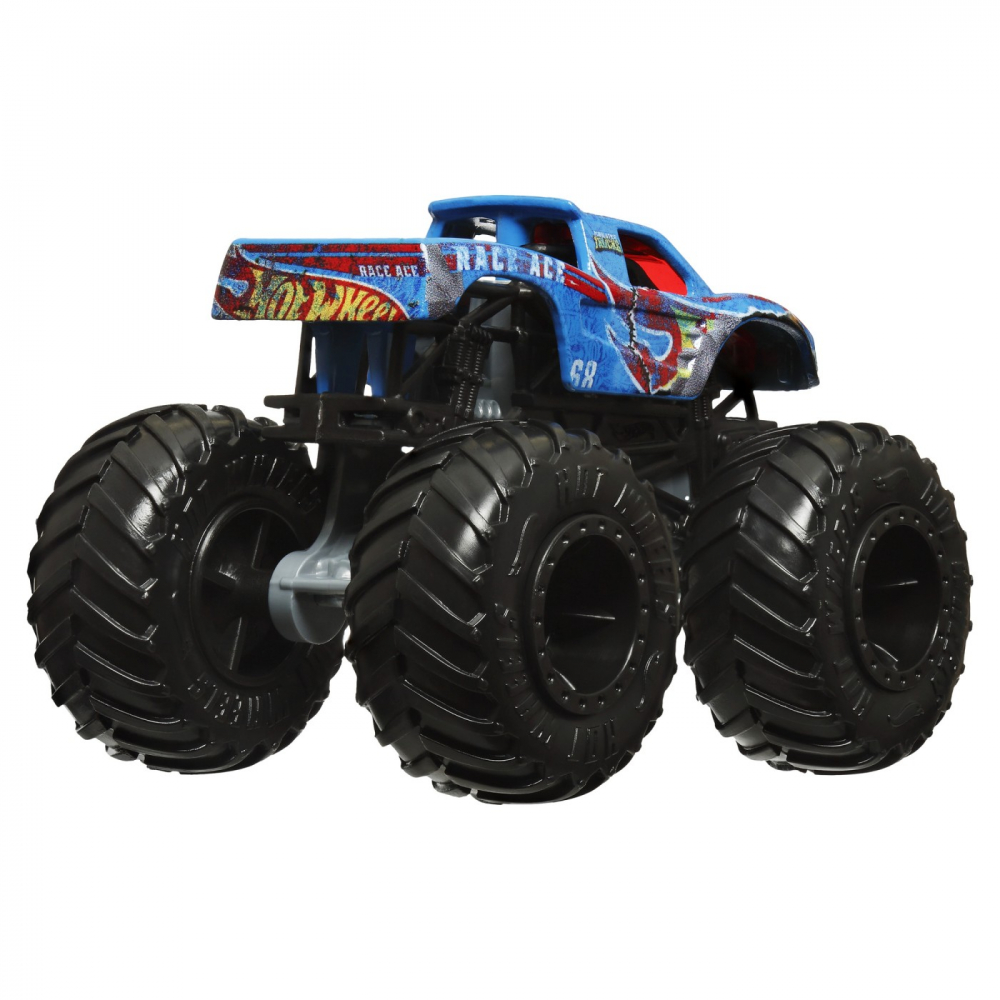 Hot wheels monster truck si masinuta metalica race ace, varsta de la 3 ani la 12 ani [8]