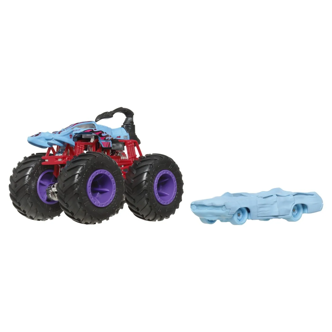 Hot wheels monster truck si masinuta metalica scorpedo, copii varsta 3 ani pana la 12 ani [2]