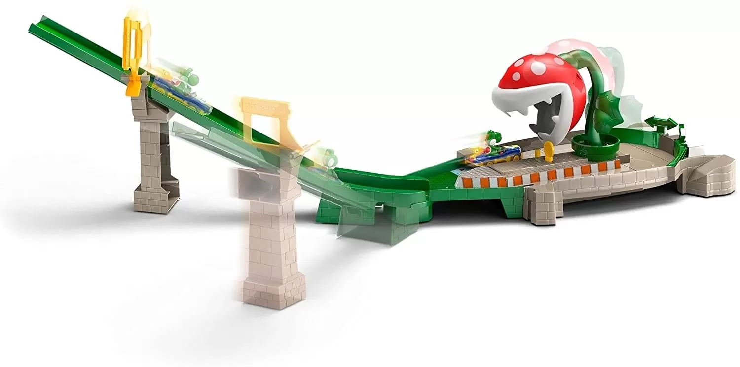 Hot wheels pista mario kart planta piranha, varsta de la 5 ani la 12 ani [2]