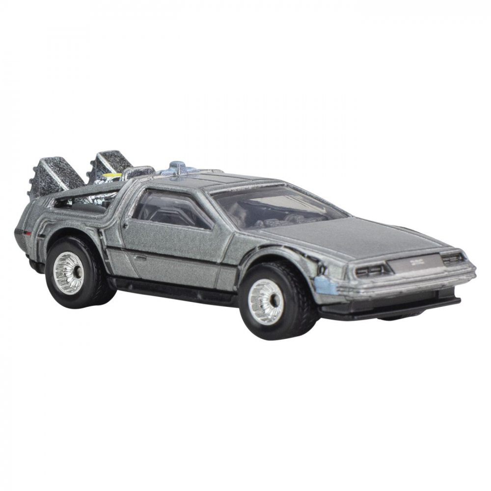 Hot wheels pop culture masinuta metalica back to the future scara 1:64, varsta de la 3 ani la 7 ani [2]