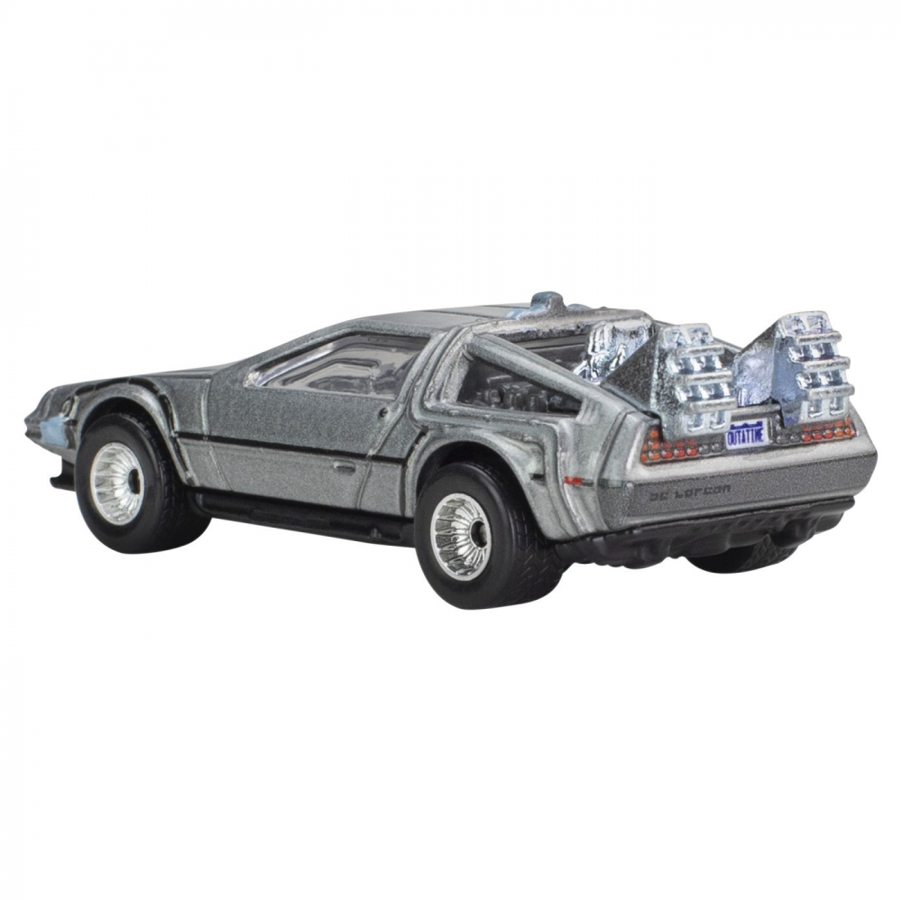 Hot wheels pop culture masinuta metalica back to the future scara 1:64, varsta de la 3 ani la 7 ani [3]