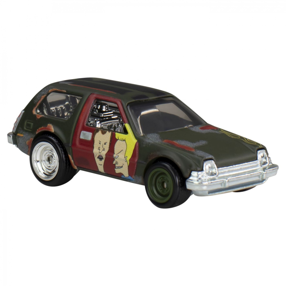 Hot wheels pop culture masinuta metalica beavis and butthead packin pacer 77 scara 1:64, varsta de la 3 ani la 7 ani [4]