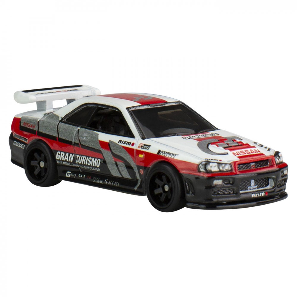 Hot wheels pop culture masinuta metalica gran turismo nissan skyline gt r scara 1:64, varsta de la 3 ani la 7 ani [5]