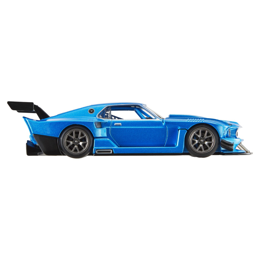 Hot wheels premium real riders masinuta metalica modified ford mustang 69 scara 1:43 [3]
