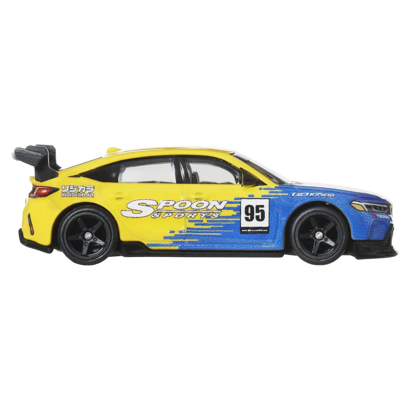 Hot wheels premium set 2 masinute metalice honda civic 99 tip r ek9 si honda civic tip r scara 1:64 [7]
