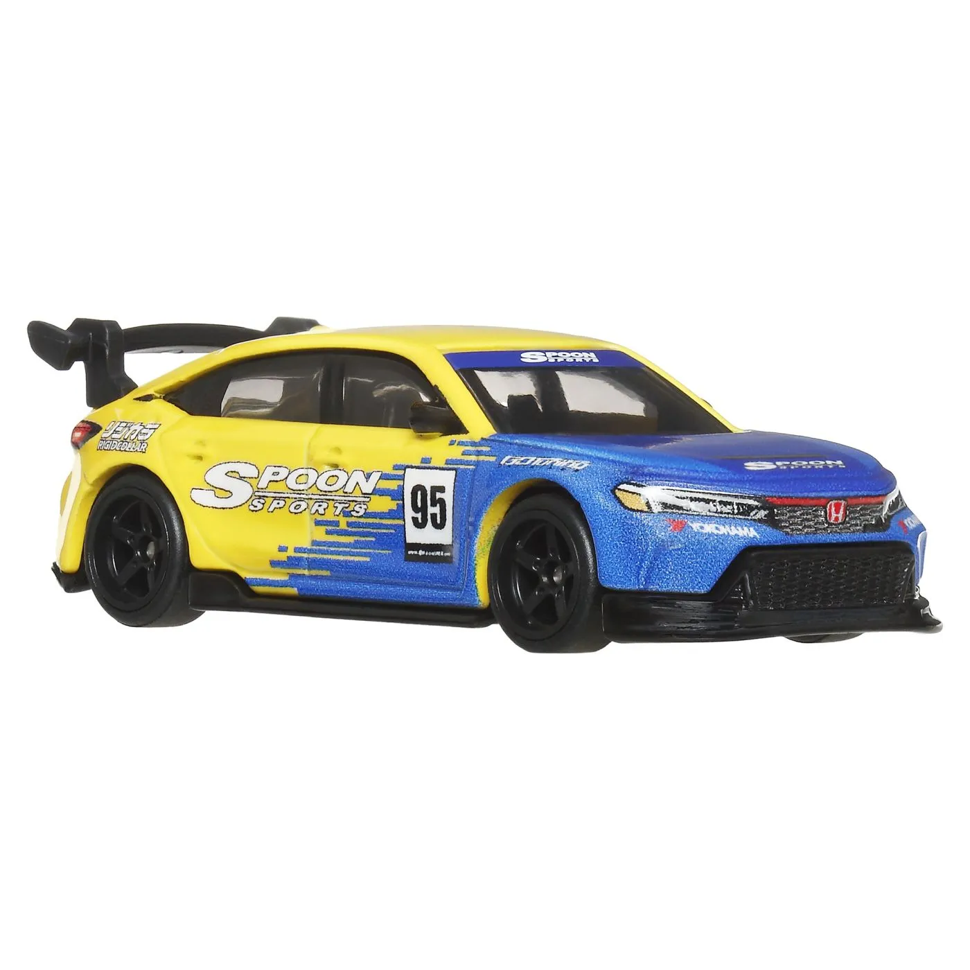 Hot wheels premium set 2 masinute metalice honda civic 99 tip r ek9 si honda civic tip r scara 1:64 [2]