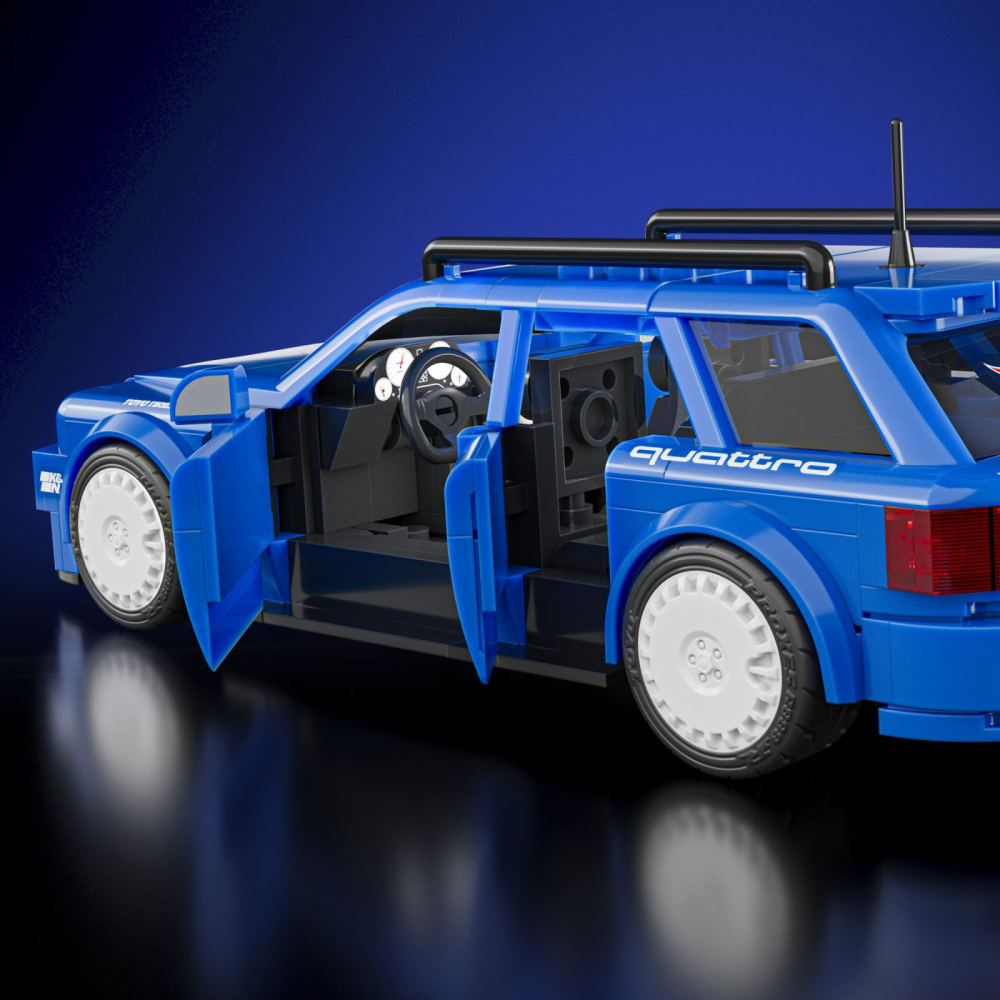 Hot wheels speed series set de constructii audi avant rs2 1994 copii cu varsta peste 10 ani [7]