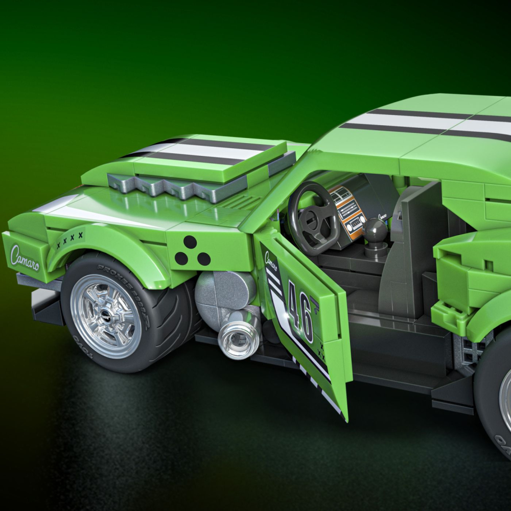 Hot wheels speed series set de constructii camaro by chevrolet 1968 copii cu varsta peste 10 ani [8]