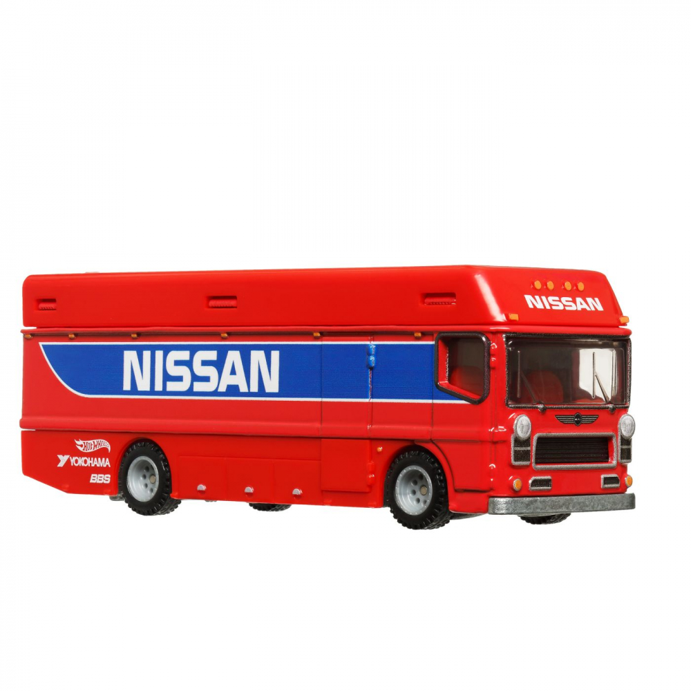 Hot wheels transportator euro hauler cu masinuta nissan 300 zx gts scara 1:64, varsta de la 3 ani la 8 ani [2]