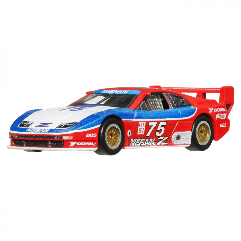 Hot wheels transportator euro hauler cu masinuta nissan 300 zx gts scara 1:64, varsta de la 3 ani la 8 ani [7]