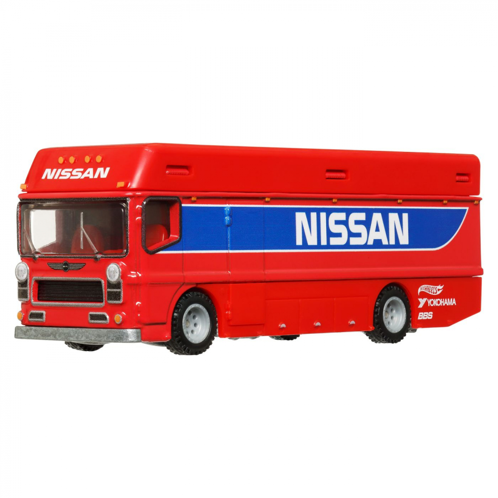 Hot wheels transportator euro hauler cu masinuta nissan 300 zx gts scara 1:64, varsta de la 3 ani la 8 ani [8]
