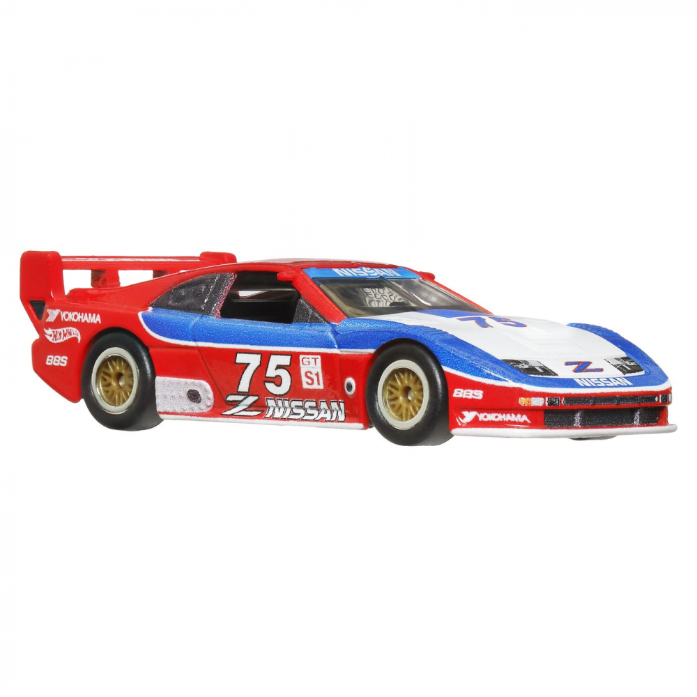Hot wheels transportator euro hauler cu masinuta nissan 300 zx gts scara 1:64, varsta de la 3 ani la 8 ani [5]