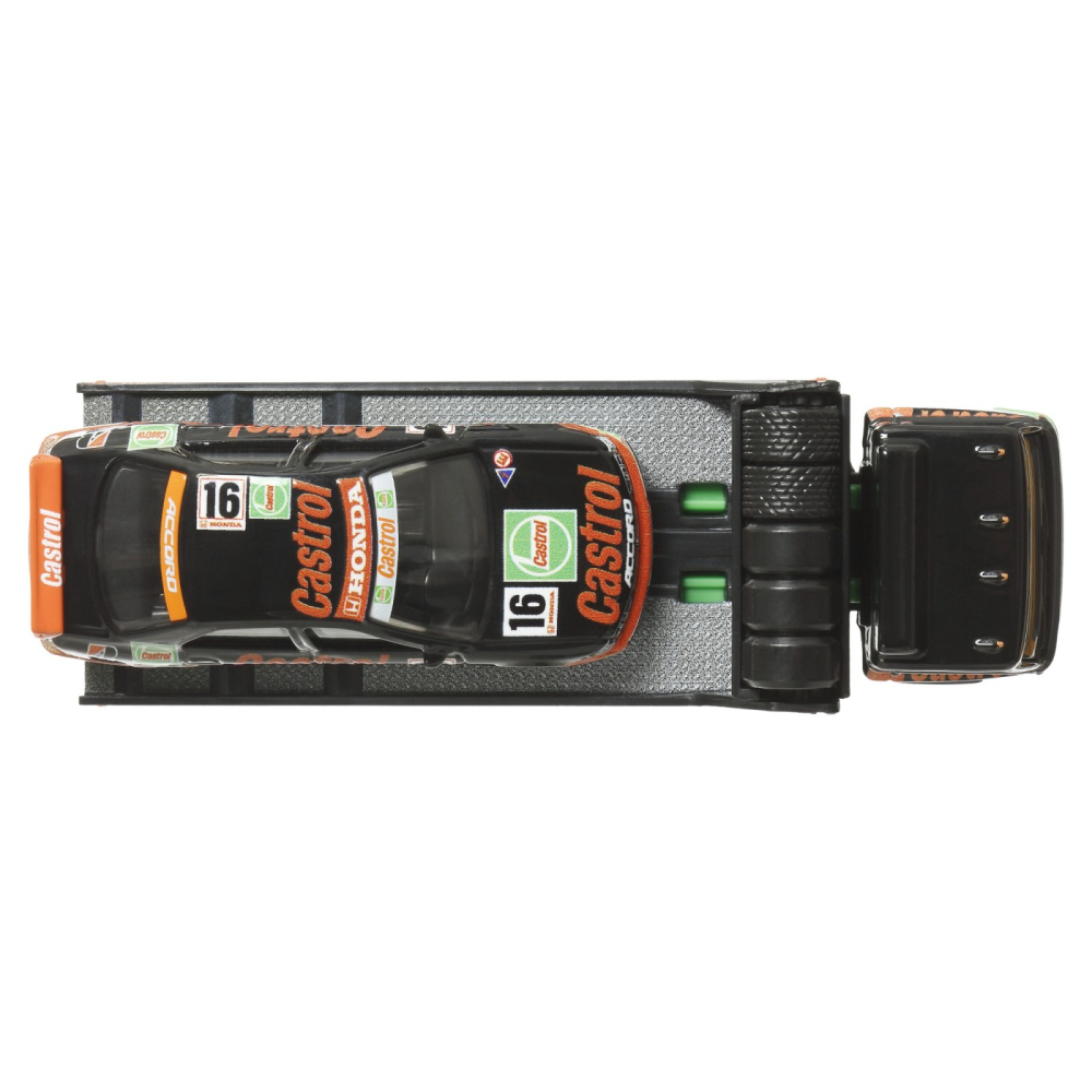 Hot wheels transportator fleet street cu masinuta honda accord 96 scara 1:64 [5]