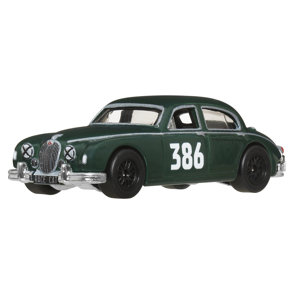 Hot wheels transportator land rover defender 110 2023 cu masinuta jaguar mk1 scara 1 la 64 copii cu varsta peste 3 ani [5]