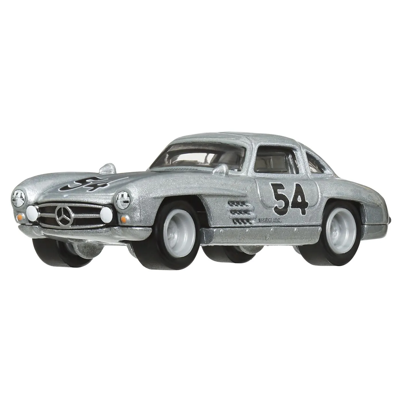 Hot wheels transportator  mercedes-benz 55  cu masinuta mercedes-benz 300 sl scara 1:64,  3 -8 ani [5]