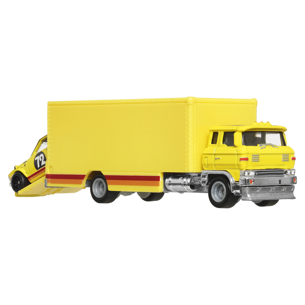 Hot wheels transportator sakura sprinter cu masinuta toyota corolla levin scara 1 la 64 copii cu varsta peste 3 ani [5]