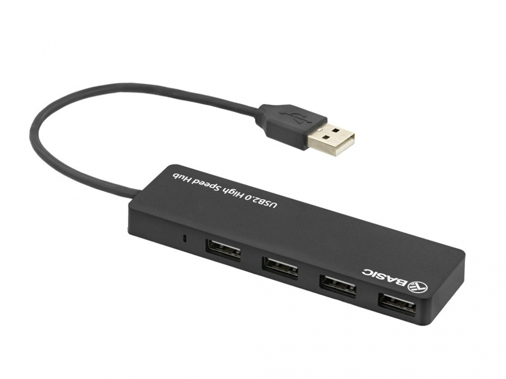 Hub USB 2.0 Tellur Basic, 4 porturi, negru [2]