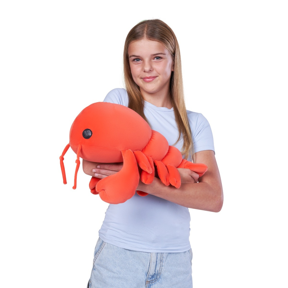 Hug a lumps - Jucarie de plus super-moale, 60 cm, Homar copii varsta 3 ani + [2]