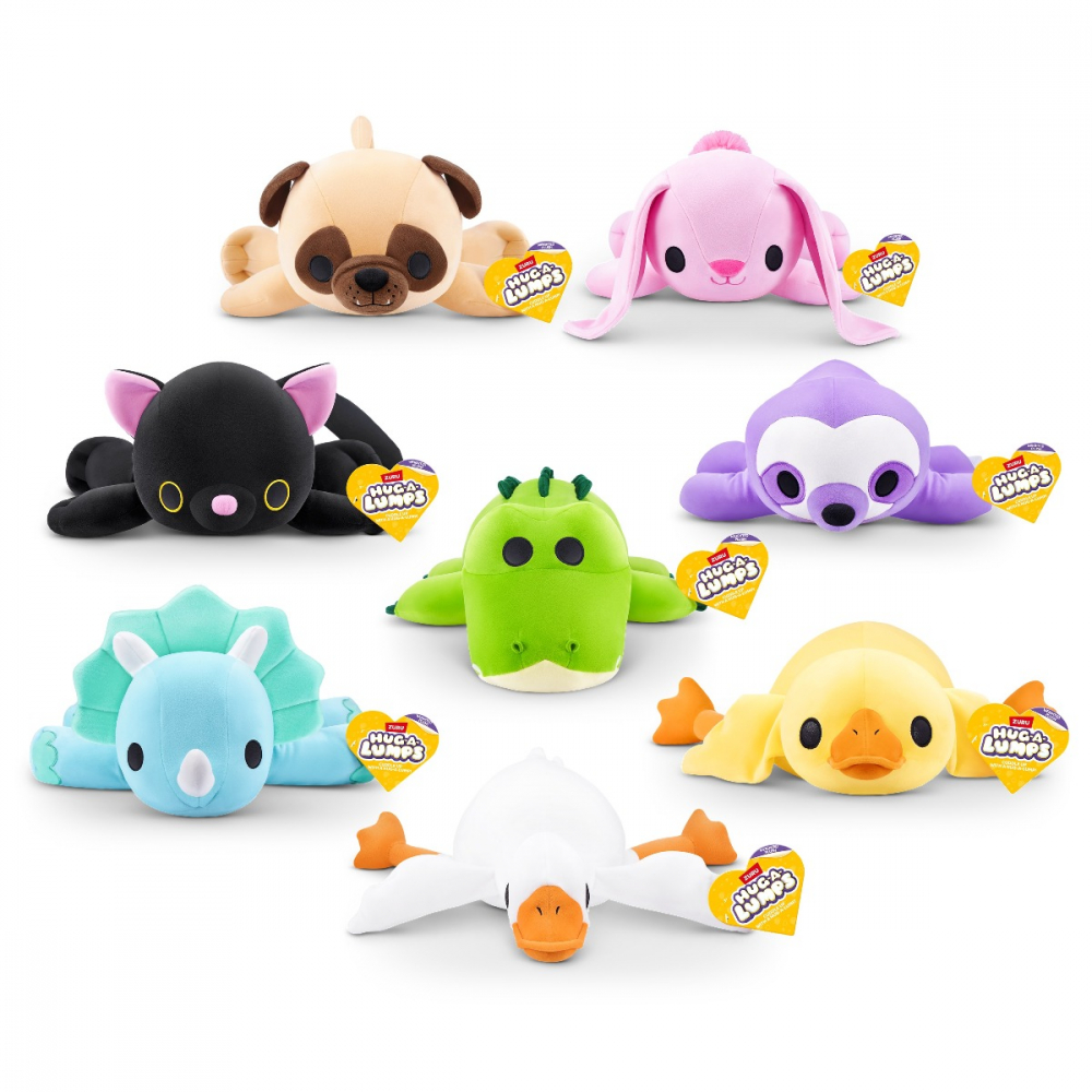 Hug a lumps - Jucarie de plus super-moale, Bunny (Hazel), Iepuras varsta 3-5 ani ,5-7 ani ,7-9 ani, Unisex [3]